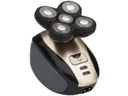 Swiftgood Lk-1800 5 em 1 barbeador elétrico 4D recarregável cabeça careca para homens 5 cabeças flutuantes aparador de orelha e barba 175 S/MARCA
