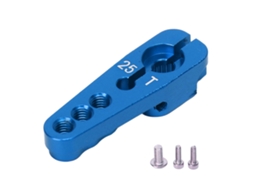 Hastes De Servo 25t De Alumínio Ajustáveis Com 3 Buracos Para Carros Rc 1/10 Azul