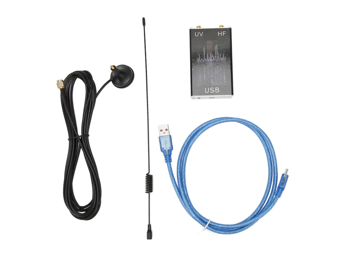 Aetheria receptor de Rádio Rtl Sdr Portátil Banda Completa 100khz 1.7ghz Usb Uv Hf Profissional