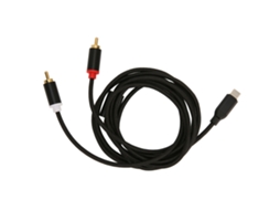 Aetheria cabo Type C para 2 Rca Macho Hifi Estéreo Adaptador de Som Ouro Plated 2m