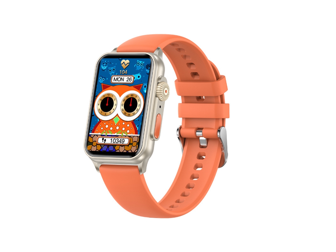SHAH ARPAN Smart Watch H23 Bluetooth Chamada Multifuncional Espaço Dourado Laranja Versão em Inglês