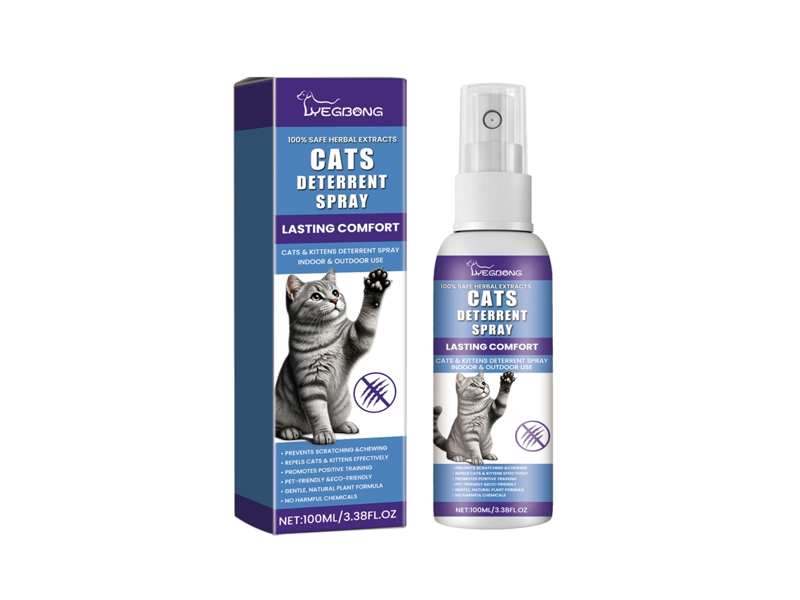 Spray Yegbong para Gatos Ajuda a Evitar Urinar em Camas com Fórmula Delicada LAXISCREED