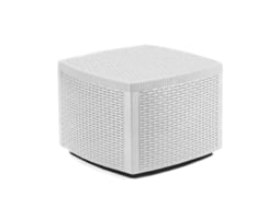 Mesa Baja Naxos 53x53x40 Cm Blanca IPAE-PROGARDEN