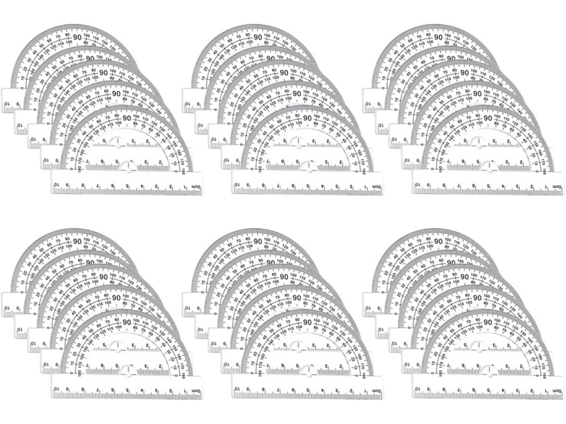 Conjunto Amosfun com 30 decalques plásticos transparentes, 180 cores, práticos para estudantes e designers.