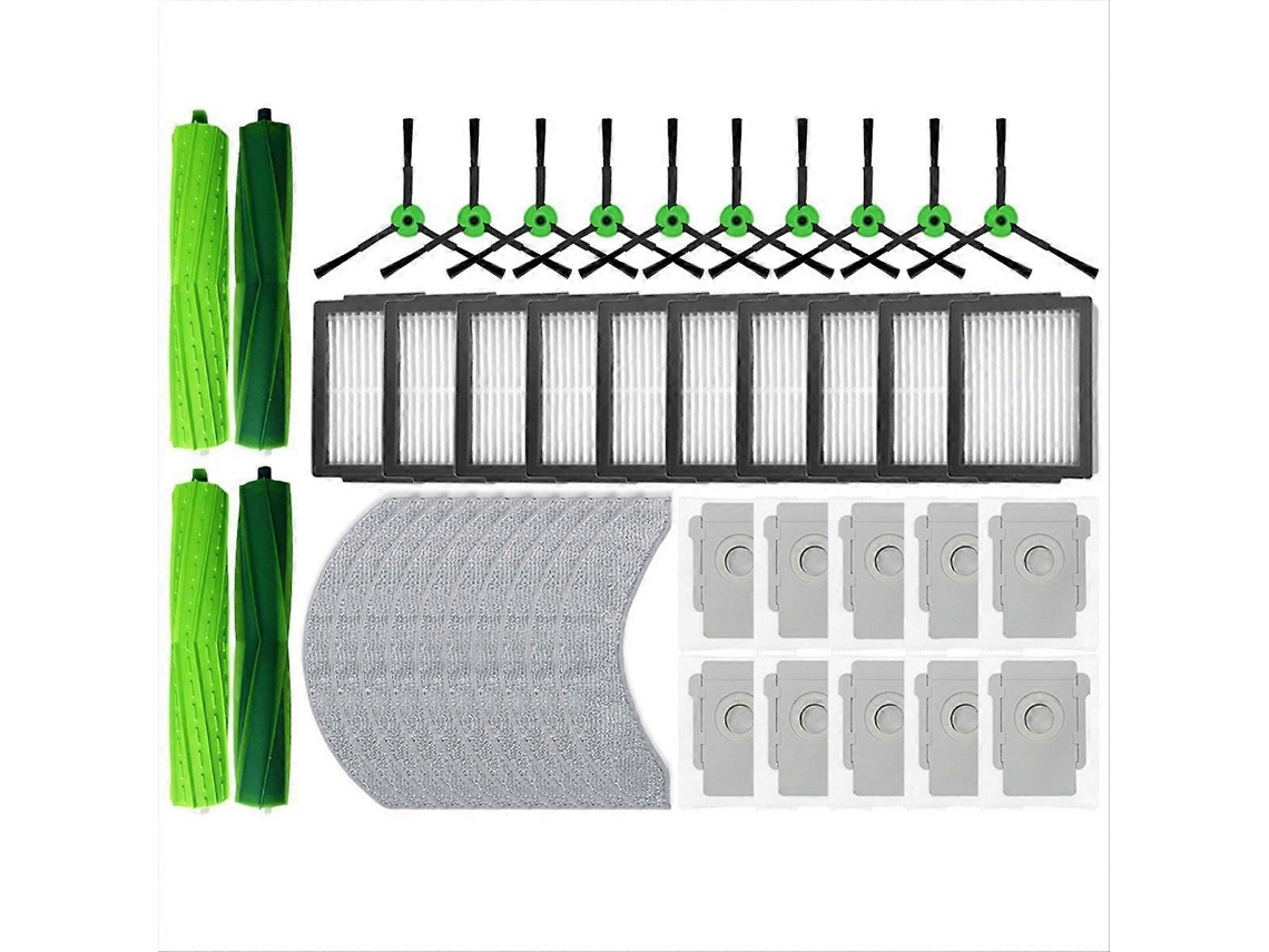 Conjunto De Escova Lateral E Saco De Pó Para Aspirador Robô Combo J7+/combo J9+