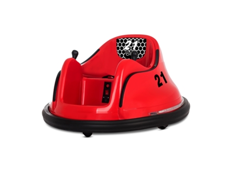 Carro Elétrico Com Pára Choques 360° Pera Red Billy