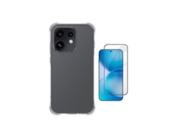 Kit Capa Superprotect Anti-shock Vidro Temperado Phonecare Para Oppo Reno16 - Transparente