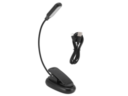 Luminária de Mesa Led com Clipe, Recarregável Via Usb CHABERLU