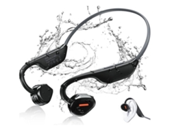 Auriculares De Condução Óssea Bluetooth 5.3 Design Aberto Microfone Para Chamadas Modo De Jogo À Prova De Água Lurelia