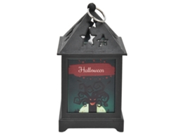 Lanterna de Halloween Led, portátil, com chama, decoração de festa | S/MARCA