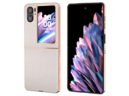 Capa Genuíno Para Oppo Oppo Find N2 Flip 5g Pele Sintética Cinzento