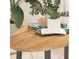 Vidaxl Tampo De Mesa 100x50x2 Cm Carvalho Maciça Oval Castanho-claro