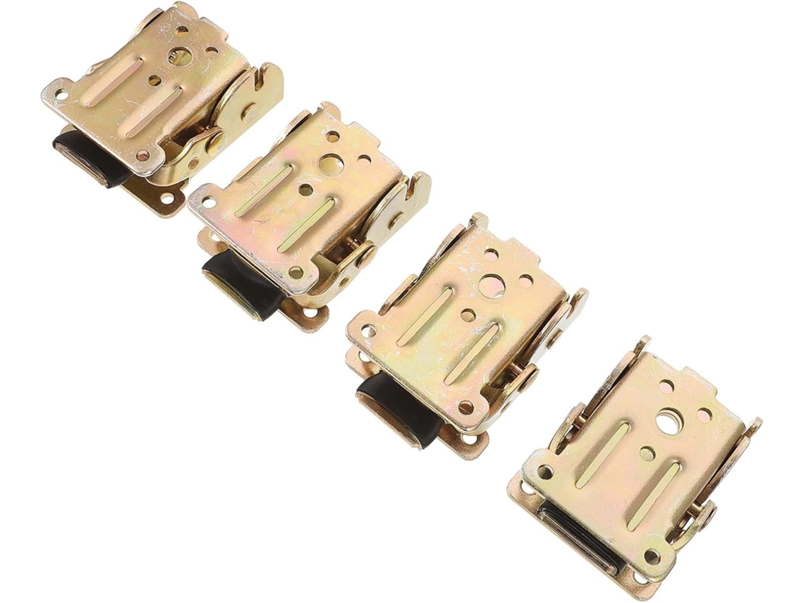 Conjunto De 4 Dobradiças Dobráveis Com Travamento Automático Para Pés Mesa, Com Suporte De Extensão E Trava Para