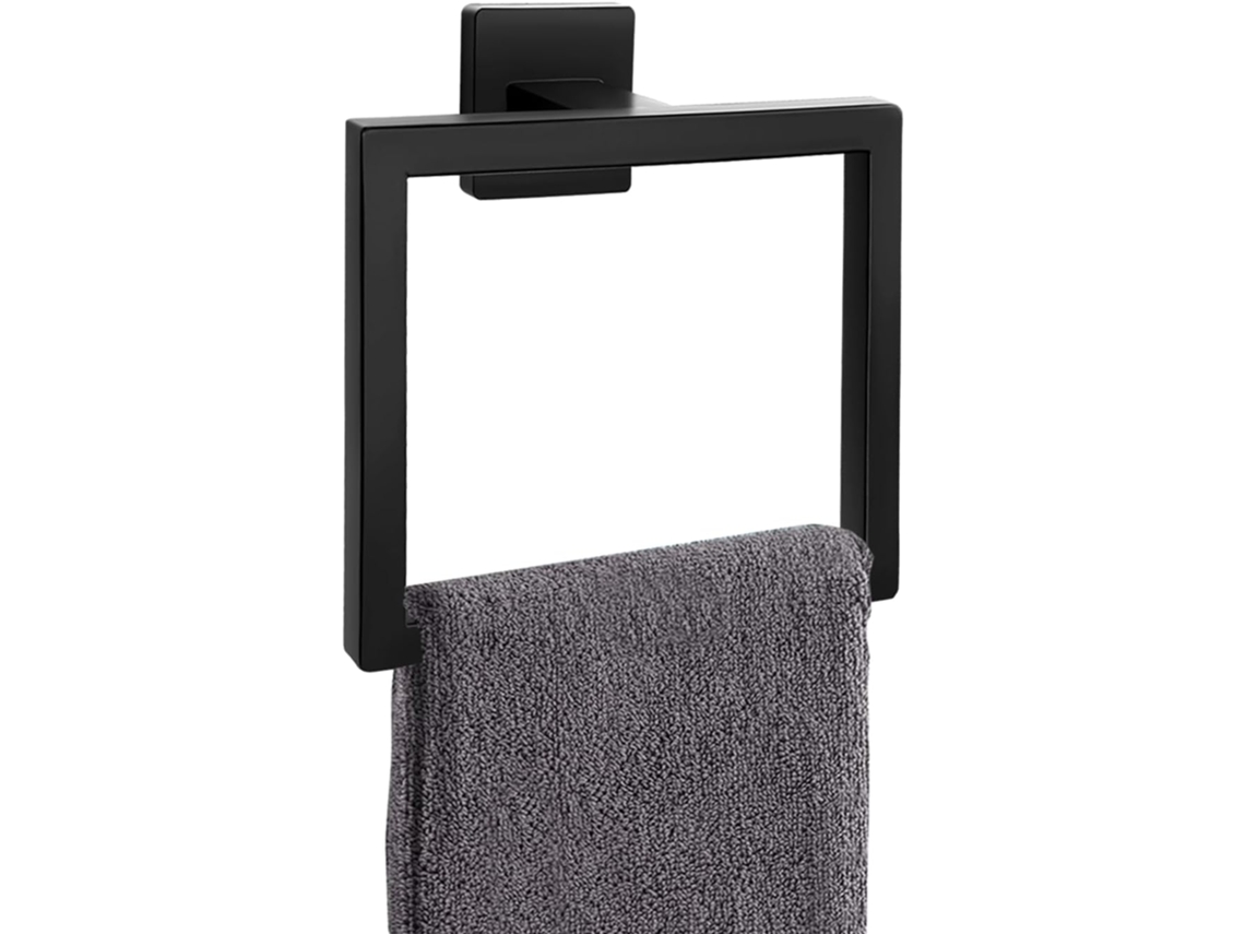 Suporte de Toalha AQUAFORGE Quadrado em Aço Inoxidável