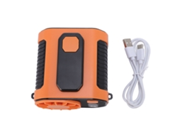 Laxiscreed Clip-on Mini Ventilador Usb Para Cintura Com Resfriamento Rápido E Bateria Interna
