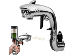 Pistola De Álcool Em Formato De Garrafa, Tipo Pistola De Spray De Cerveja Nostalgia88 (prateada)