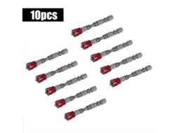 Conjunto de 10 Bits de Chave Phillips Ph2 com ponta magnética de 1/4 polegadas LAXISCREED