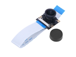Módulo Câmera 5mp 222° Ângulo Largo Foco Manual para Raspberry Pi 4 3b
