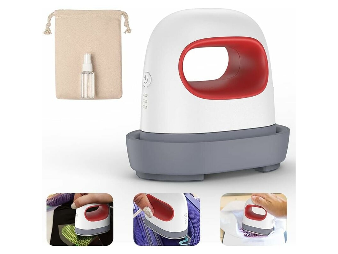 Mini Easy Heat Press Prensa Térmica Portátil Para Camisetas, Sapatos E Bonés Máquina De Prensa Vermelha Slowmoose