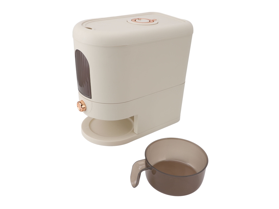 Recipiente Grande De 5kg Para Arroz Com Copo Medidor Armazenamento À Prova De Umidade Other