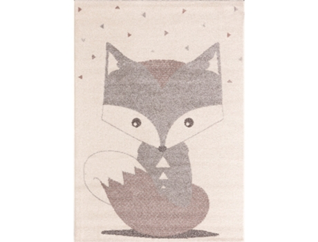Tapete Yellow Tipi Cute Fox Bege (160x230)