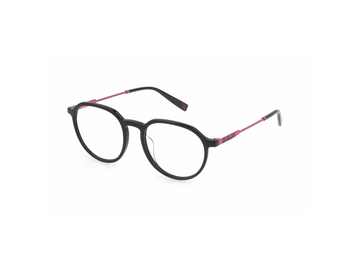 Armação de óculos unissex Fila Vfi212-51700y (preta - metal - 140 mm - Ø 51 mm)