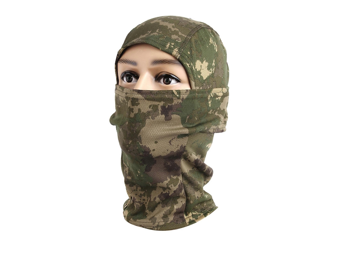Balaclava Unissex com Estampa Camuflada para Ciclismo Ao Ar Livre, Aquecedor de Pescoço, Gorro, Máscara Facial Completa BRILVIBERA