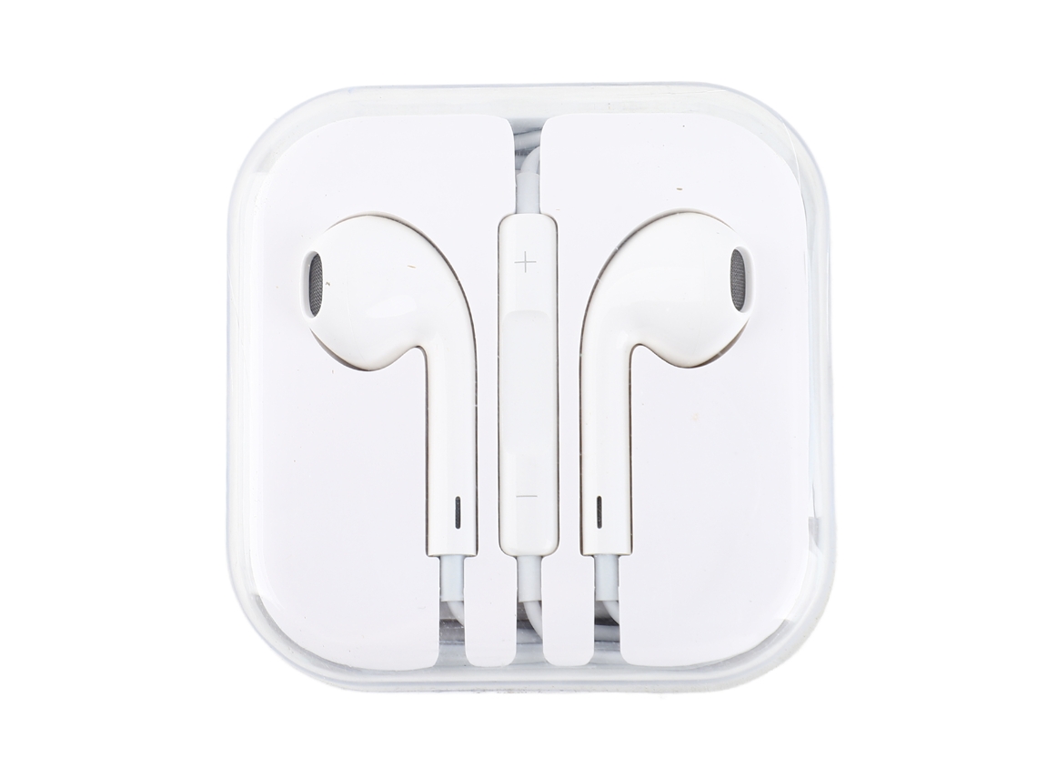 Fone de Ouvido com Fio, Estéreo, Branco, com Mic e Plug 3.5mm EOOCOO