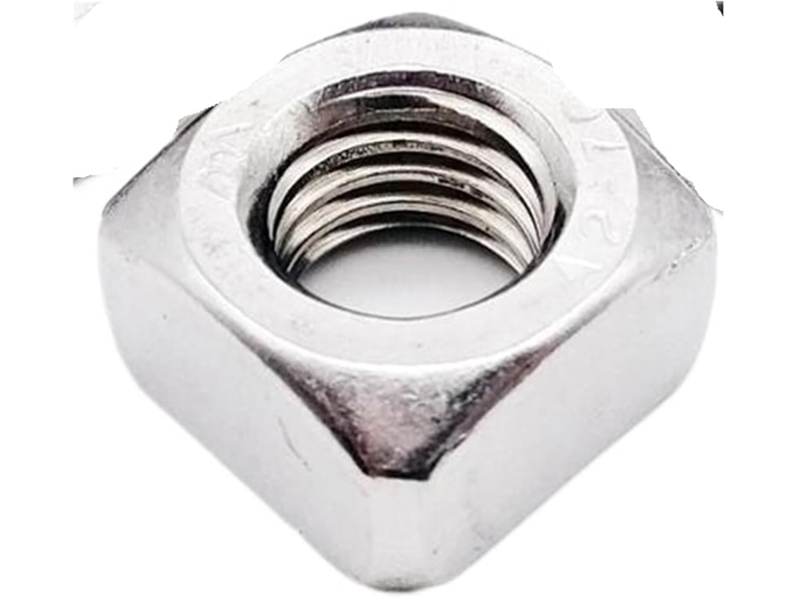 Porcas Quadradas Com Rosca Métrica Em Aço Inoxidável 5 Peças M10