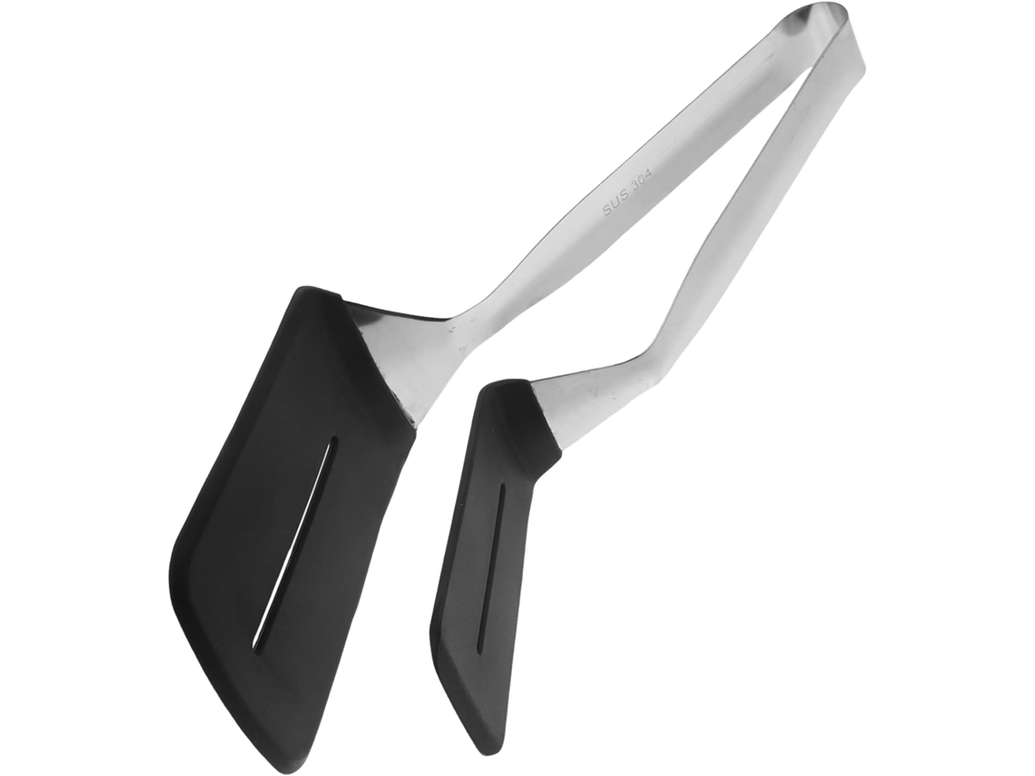 Pinça Para Churrasco Ounona Em Aço Inoxidável Com Ponta De Silicone, Pinça Multifuncional Para Cozinhar E Fazer