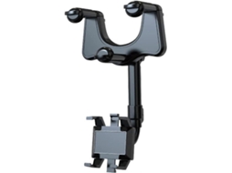 Suporte Retrátil Para Celular No Retrovisor Do Carro