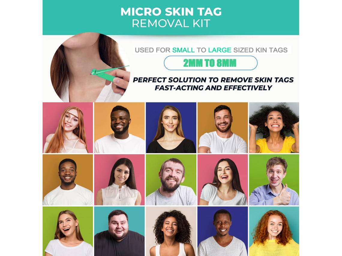 Kit Remoção Marcas Cutâneas Verrugas Cuidado Facial