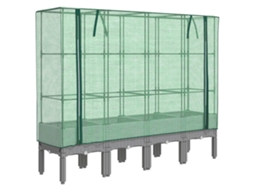 Raised Bed, Raised Beds Vidaxl Cinzeto Polipropileno (160 X 40 X 140 Cm)