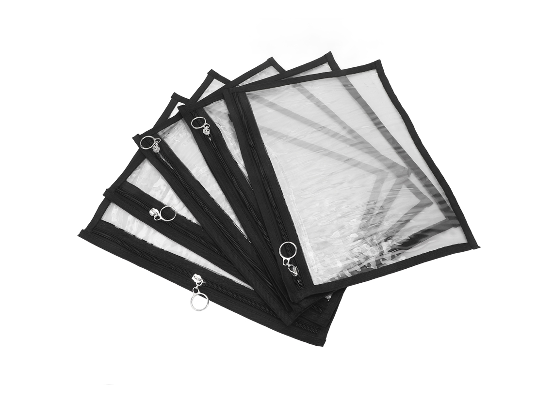 Sacos De Armazenamento Pvc Transparente À Prova D'água Para Cosméticos Viajáveis