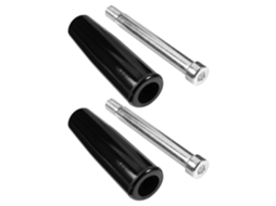 Ferramenta Para Máquina M10x80, Conjunto Com 2 Cabos Roscados De Baquelite Para Torno, Para Peças.