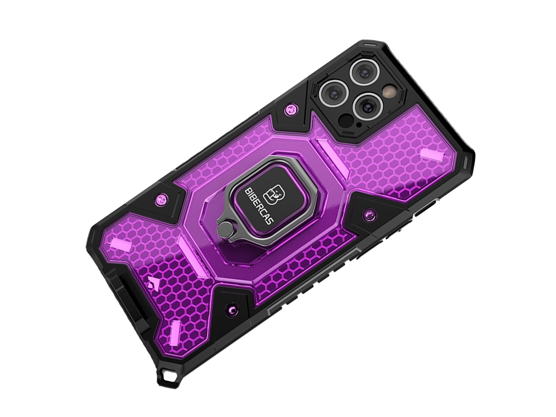 Capa De Telemóvel Resistente A Choques Com Dissipação De Calor Para Ip-13pro Max Com Suporte Magnético E Alça