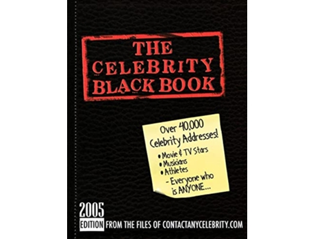 Livro The Celebrity Black Book Over 40000 Celebrity Addresses de Jordan McAuley (Inglês)