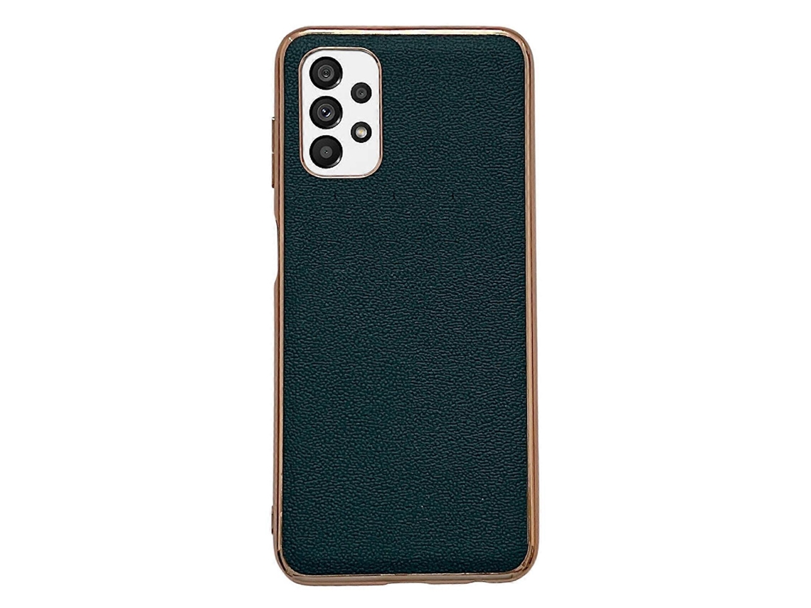 Capa Para Celular Samsung Galaxy A73 5g Em Couro Com Nano Revestimento Eletrolítico Da Série Luolai.
