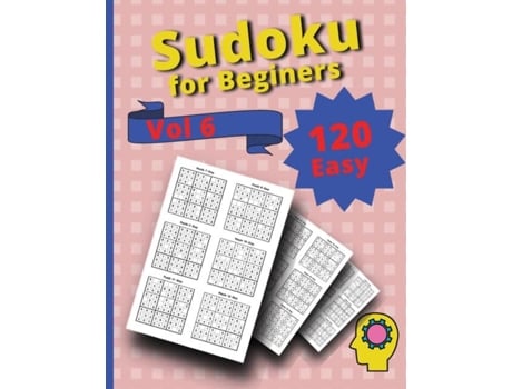 Livro 120 Easy Sudoku For Beginners Vol 6 Challenge Sudoku Puzzle Book De Peter (inglês)