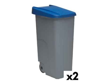 Caixote do Lixo com Rodas Denox 85 L Azul 58 x 41 x 76 cm