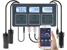 Testador De Água Inteligente Medidor De Ph Digital E Registrador De Dados 8 Em 1 Com Wifi Zeuxo