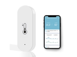 1x Tuya Wifi Sensor De Temperatura E Umidade Termômetro Higrômetro Interno Aquaforge