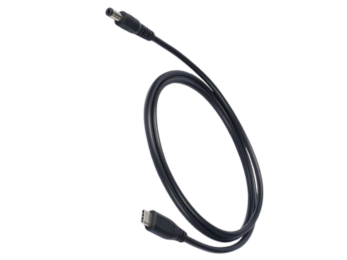 Cabo Usb-c Macho Para Dc 5,5 X 2,1 Mm, Alimentação 12v, Câmaras E Router