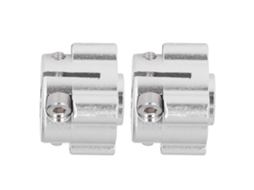 Conjunto De 2 Colares De Fixação De Eixo 1/4" Alumínio