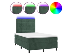 Box Spring Bed, Box Spring Beds Vidaxl Verde Veludo (120 X 200 Cm)
