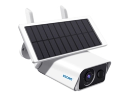 Câmera de Segurança Ip ESCAM Qf180 Solar 3Mp Wifi Branco