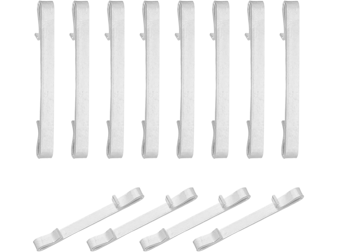 Sewacc Conjunto De 12-presilhas Corrediça Para Gavetas, Em Aço Prateado, Com Mola, Para Caixas De Ferramentas, Armários