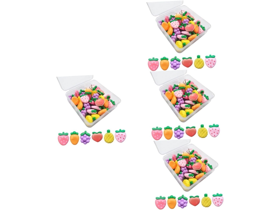 Tachinhas Em Formato De Frutas, Para Mapas, Murais E Paredes (30