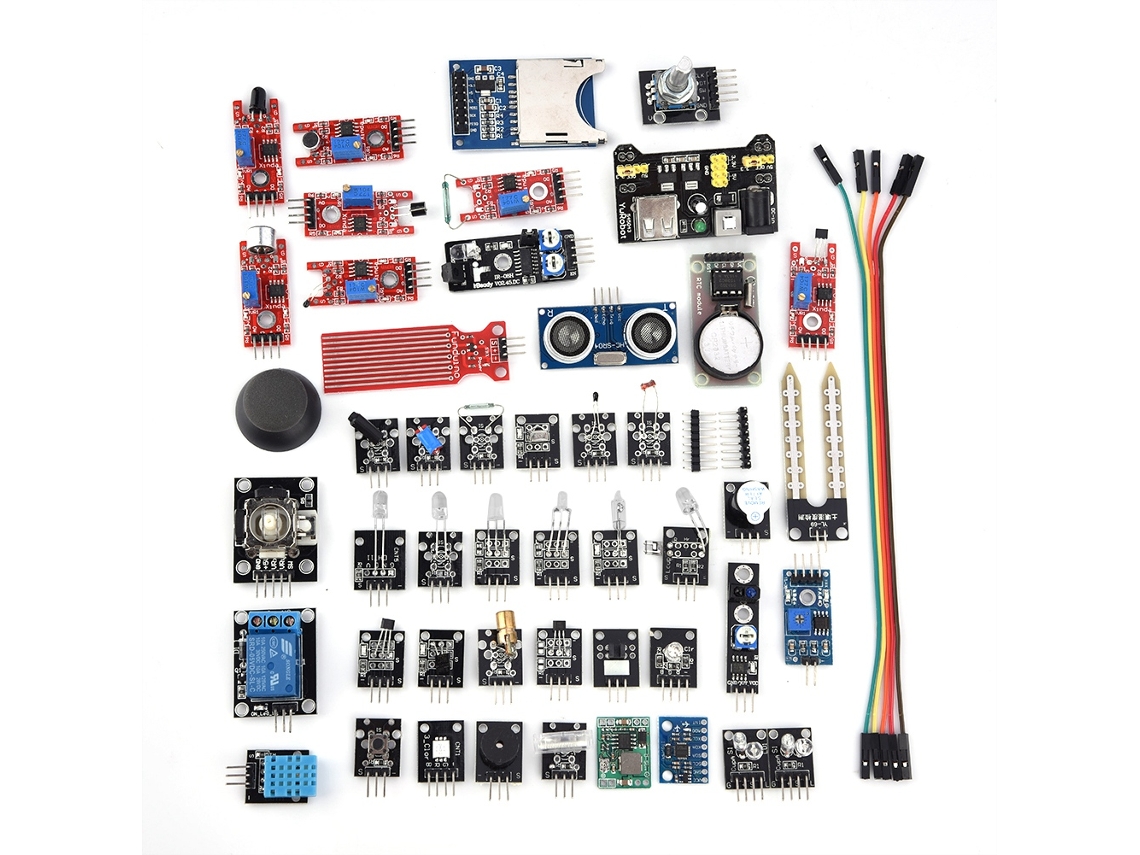 Conjunto De Placas De Módulo De Sensor (45 Modelos Atualizados Compatíveis Com Arduino)