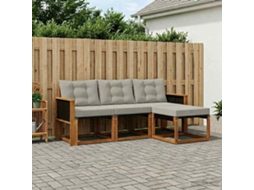 Vidaxl Conjunto De Sofás Para Exterior 4 Unid.